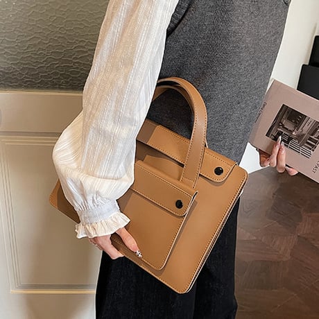 Classic Square Hand Bag｜クラシックスクエアハンドバッグ（4color）　HH1012