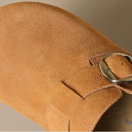 Soft Suede Buckle Shoes｜スエード調バックルフラットシューズ（3color）　 HG1011