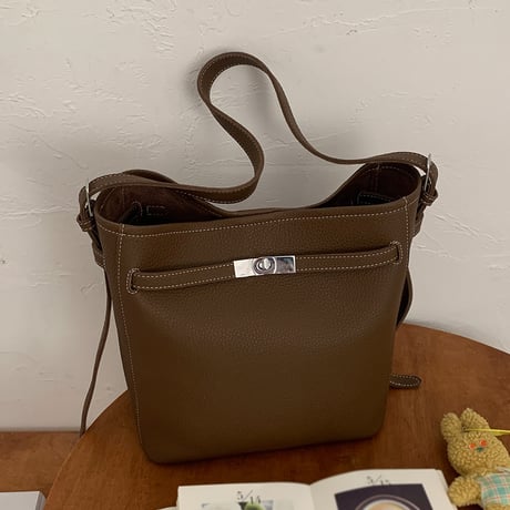 Minimal Bucket Shoulder Bag｜ミニマルバケットショルダーバッグ（3color）　 HH1009