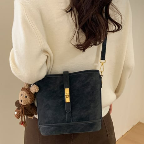 Retro Buckle Hand Bag｜レトロバックルハンドバッグ（4color）　HH1013