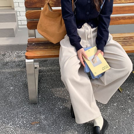 Warm Corduroy Wide Pants｜裏起毛コーデュロイワイドパンツ（5color）　HC1002