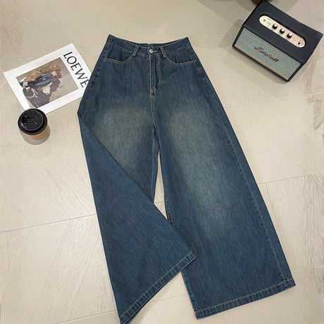 vintage wide denim pants｜ヴィンテージワイドデニムパンツ　HC1038