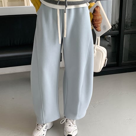 Warm Relax Wide Pants｜裏起毛リラックスワイドパンツ（9color）　HC1016