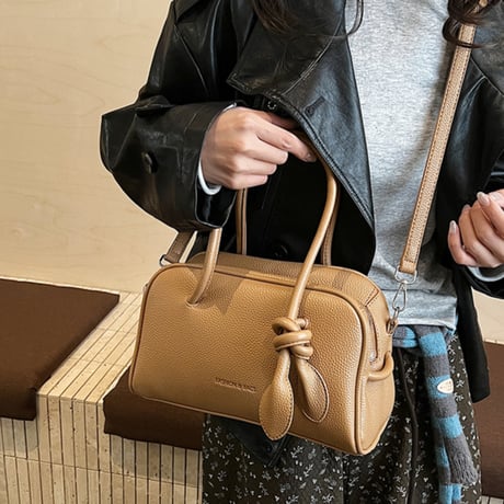 Knot Mini Boston Bag｜ノットデザインミニボストンバッグ（4color）　 HH1002
