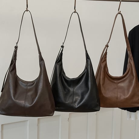 Soft Slouch Shoulder Bag｜ソフトルーズショルダーバッグ（3color）　 HH1001