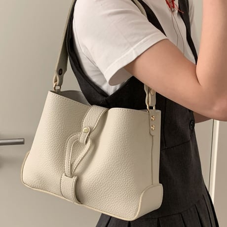 Stitch Bucket Bag｜ソフトステッチバケットバッグ（4color）　HH1031