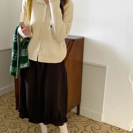 Gentle Collar Knit Cardigan｜ジェントルカラーニットカーディガン（6color）　 HA1020