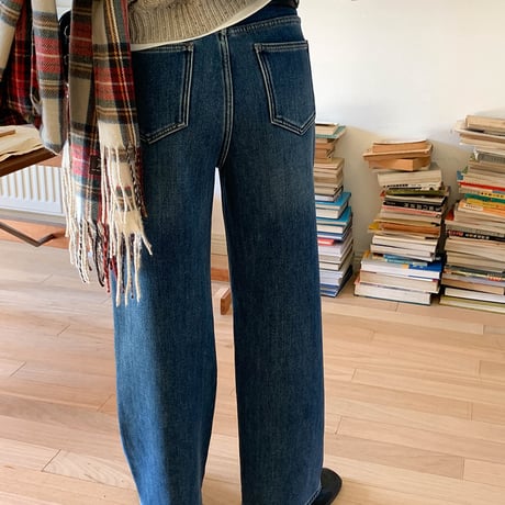 Cozy Wide Denim Pants｜フリースワイドデニム（2color）　HC1000