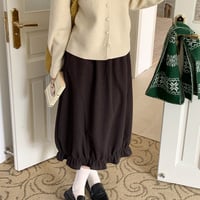 Soft Balloon Hem Skirt｜ソフトバルーンヘムスカート　HD1008