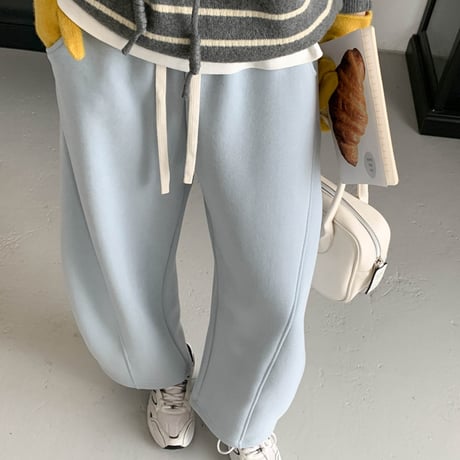 Warm Relax Wide Pants｜裏起毛リラックスワイドパンツ（9color）　HC1016