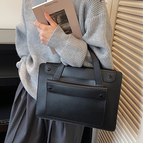 Classic Square Hand Bag｜クラシックスクエアハンドバッグ（4color）　HH1012