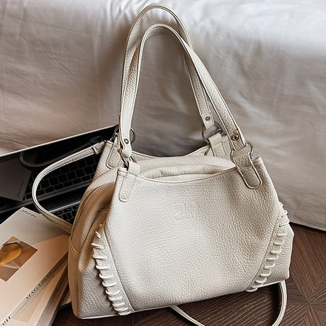 Stitch Detail Soft Bag｜ステッチデザインソフトショルダーバッグ（3color）　 HH1011