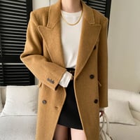 Classic Double Wool Long Coat｜ クラシックダブルウールロングコート　 HA1041