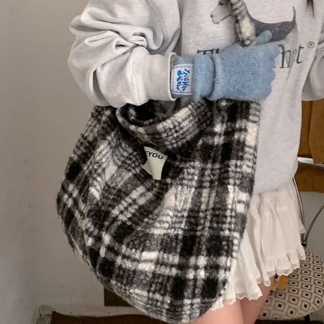 Soft Wool Tote Bag｜ソフトウールトートバッグ（2color）　 HH1021