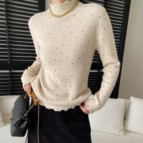 Dot Warm Knit｜ドットウォームニット（4color）　HB1032