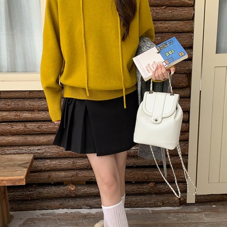 Wrap Pleats Mini Skirt｜ラッププリーツミニスカート（2color）　HD1004