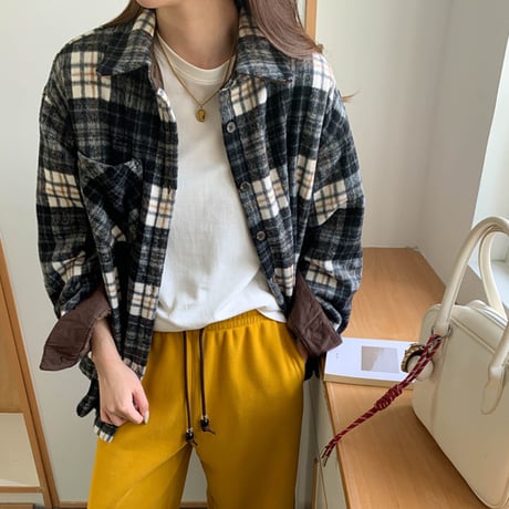 Warm Check Fleece Shirt Jacket｜ウォームチェックフリースシャツジャケット（3color）　 HA1030