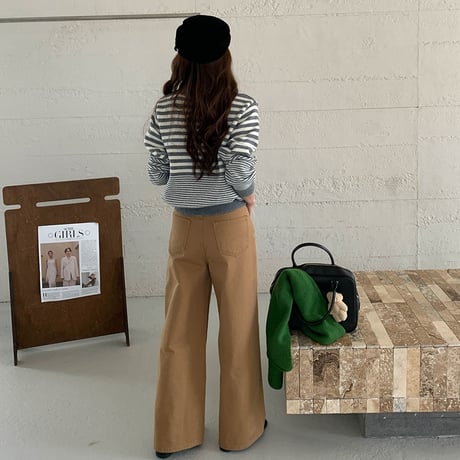 Wide Cotton Pants｜ワイドコットンパンツ　HC1015