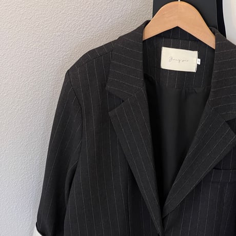 pinstripe tailored jacket｜ピンストライプテーラードジャケット　HA1069