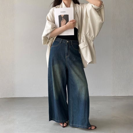 vintage wide denim pants｜ヴィンテージワイドデニムパンツ　HC1038