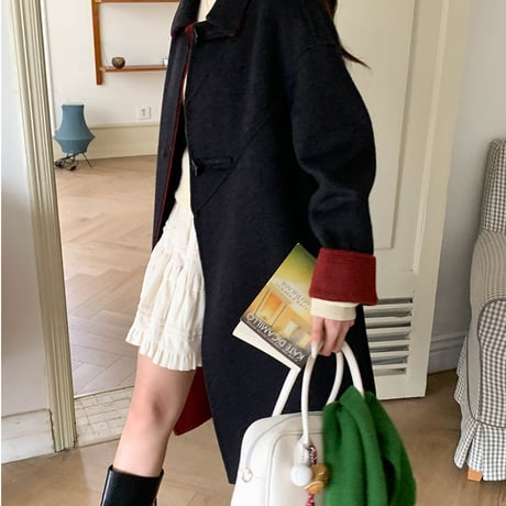 Tri-Button Classic Wool Coat｜トライボタンクラシックウールコート（3color）　HA1015