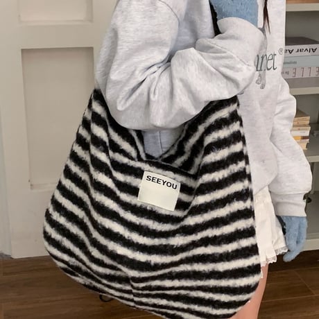 Soft Wool Tote Bag｜ソフトウールトートバッグ（2color）　 HH1021