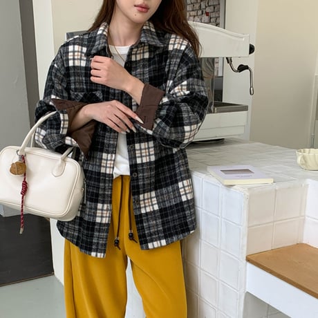 Warm Check Fleece Shirt Jacket｜ウォームチェックフリースシャツジャケット（3color）　 HA1030