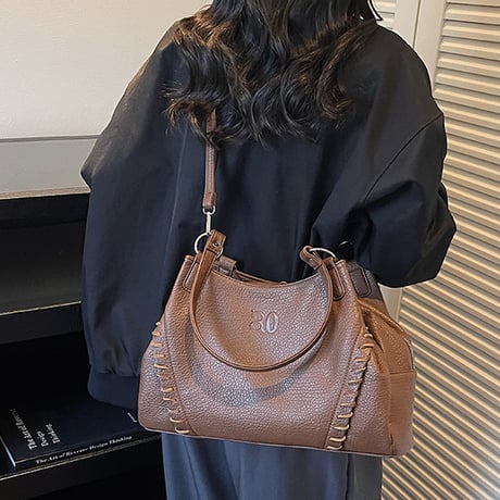 Stitch Detail Soft Bag｜ステッチデザインソフトショルダーバッグ（3color）　 HH1011