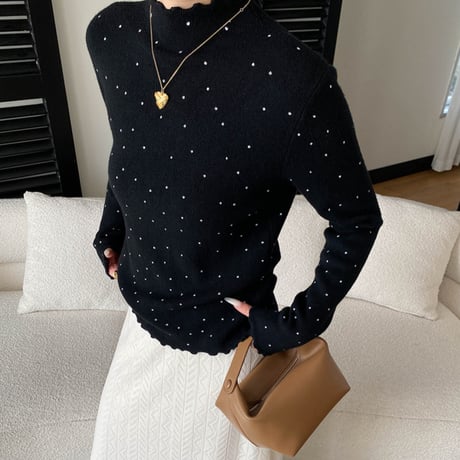 Dot Warm Knit｜ドットウォームニット（4color）　HB1032