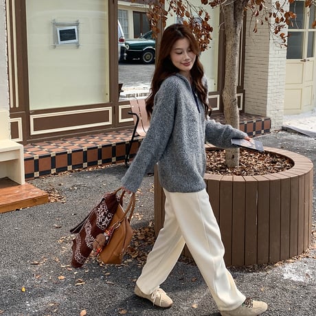 Fleece Wide Drawstring Pants｜フリースワイドドローストリングパンツ（2color）　HC1011