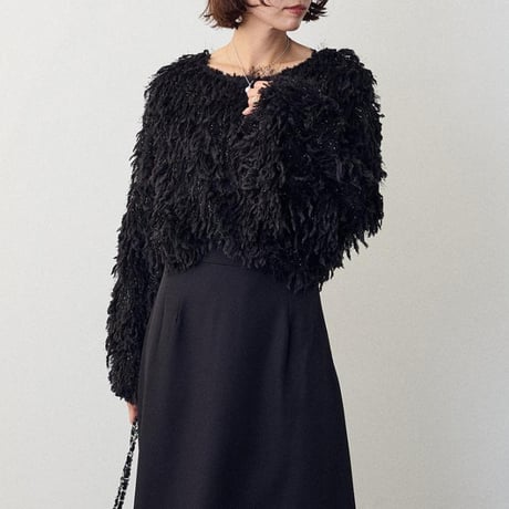 Feather Knit Top｜フェザーヤーンシャギーニットトップス（3color）　HB1067