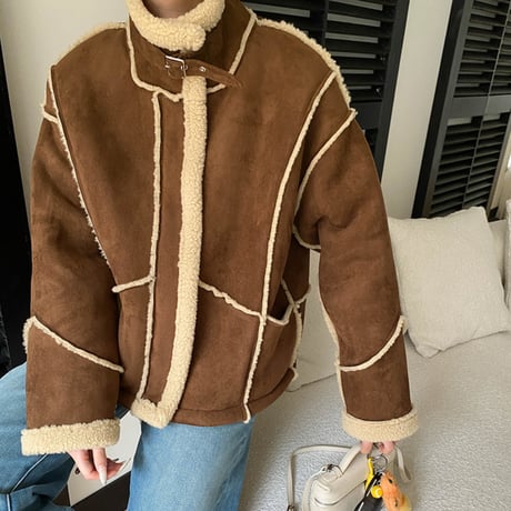Shearling Short Jacket｜シアリングショートジャケット（2color）　 HA1045