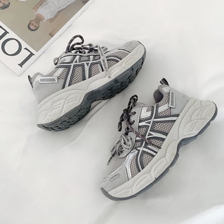 Air Mesh Chunky Sneakers｜エアメッシュチャンキースニーカー　HG1025