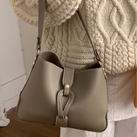 Stitch Bucket Bag｜ソフトステッチバケットバッグ（4color）　HH1031