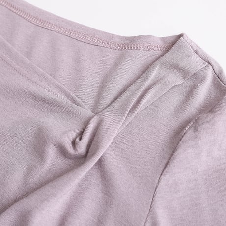 Lace Cuff Asymmetry Top｜レースカフス非対称トップス（4color）　HB1063