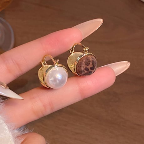 Dual Face Pearl Earrings｜デュアルフェイスパールピアス　HI1009