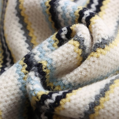 Stripe Half-Zip Knit Sweater｜ストライプハーフジップニットセーター（4color）　HB1016
