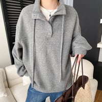 Button Highneck Pullover｜ ボタンハイネックプルオーバー （3color）　 HB1038