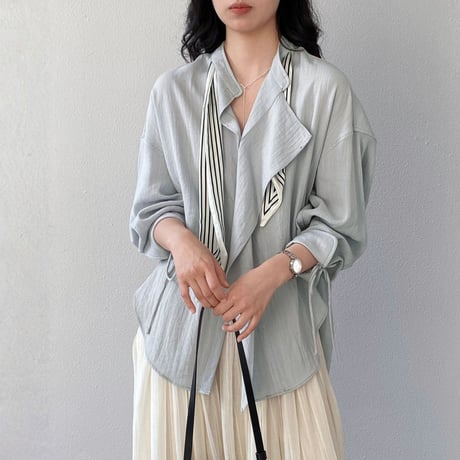 scarf tie airy blouse｜スカーフタイエアリーブラウス（2color）　HB1087