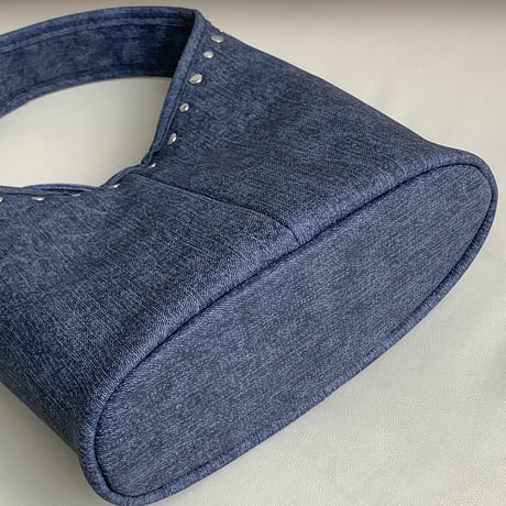 studs denim bucket bag｜スタッズデニムバケットバッグ（3color）　HH1040