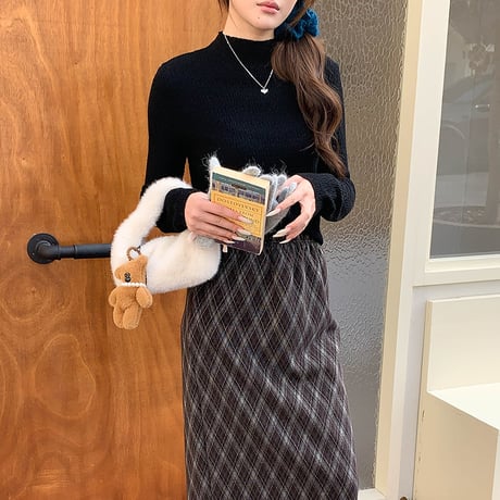 Crinkle Mockneck Top｜クリンクルモックネックトップス（6color）　HB1008