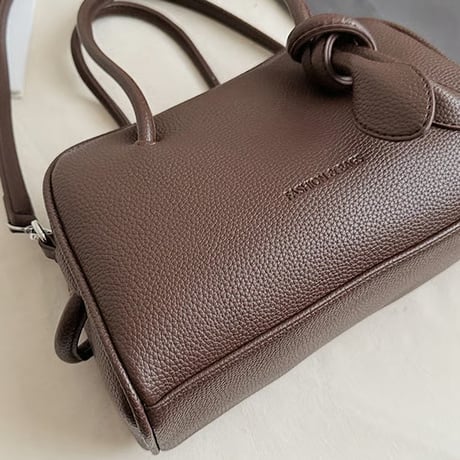 Knot Mini Boston Bag｜ノットデザインミニボストンバッグ（4color）　 HH1002