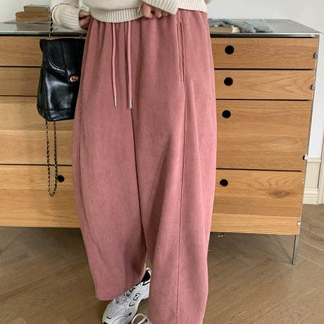 Warm Corduroy Wide Pants｜裏起毛コーデュロイワイドパンツ（5color）　HC1002