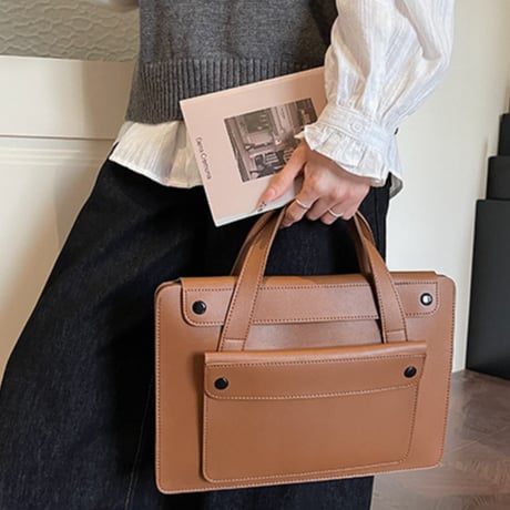 Classic Square Hand Bag｜クラシックスクエアハンドバッグ（4color）　HH1012