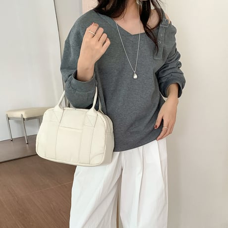 light nylon mini boston bag｜ライトナイロンミニボストンバッグ（4color）　HH1039