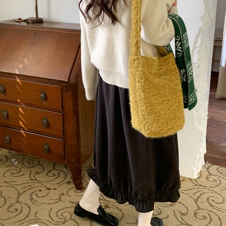 Soft Balloon Hem Skirt｜ソフトバルーンヘムスカート　HD1008