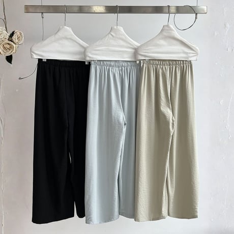 Relax Drawstring Wide Pants｜ドローストリングリラックスワイドパンツ（3color）　HC1029