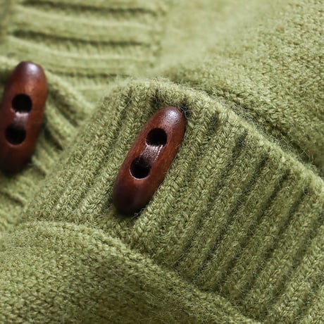 Soft Henley Neck Knit｜ソフトヘンリーネックニット（4color）　HB1013