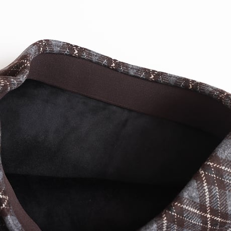 Check Fleece Skirt｜チェックフリースミディスカート（3color）　HD1011