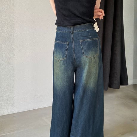 vintage wide denim pants｜ヴィンテージワイドデニムパンツ　HC1038